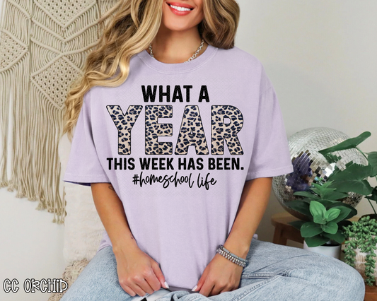 What A Year This Week Has Been Home School Life Leopard