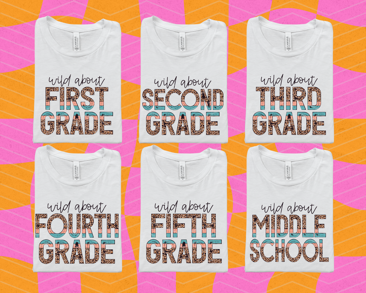 Wild About Grades Half Leopard DTF TRANSFER