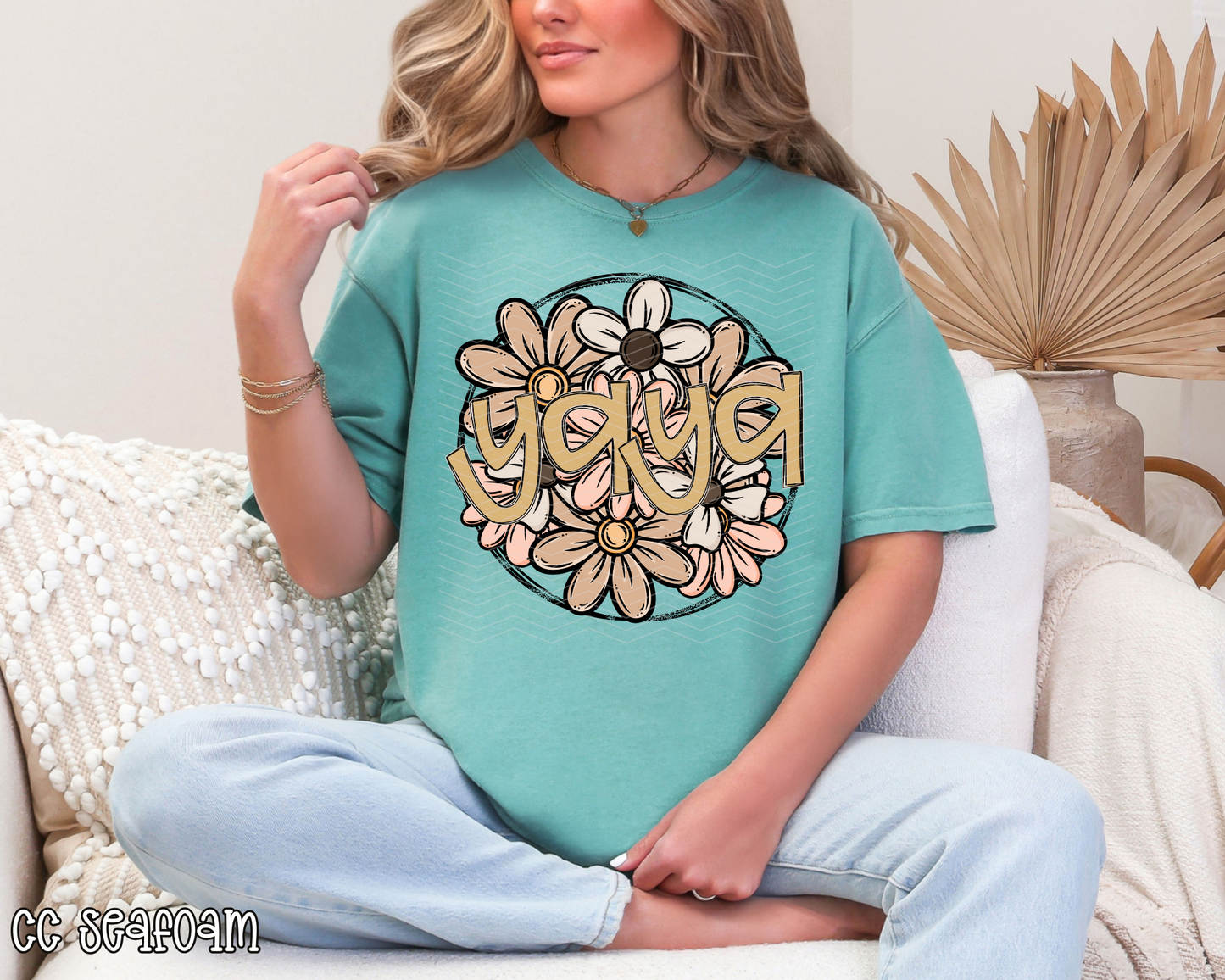 Yaya Neutral Florals DTF TRANSFER