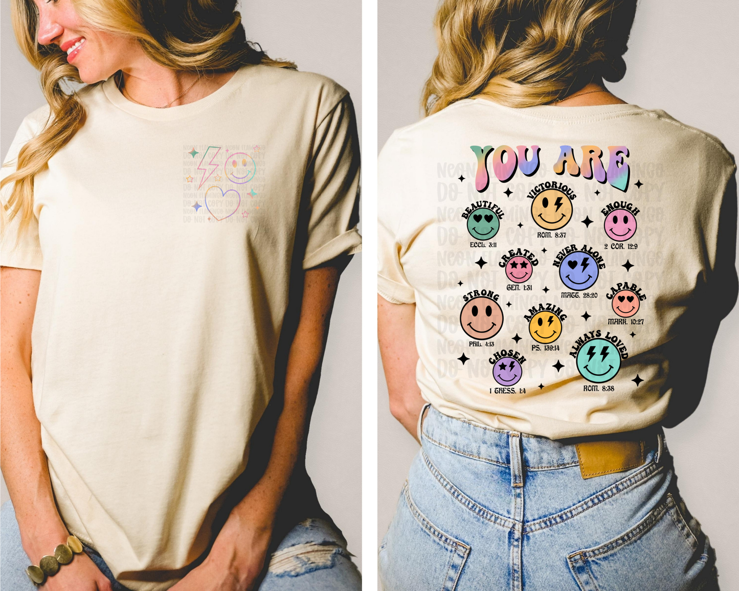 You Are | Back & Pocket DTF TRANSFER