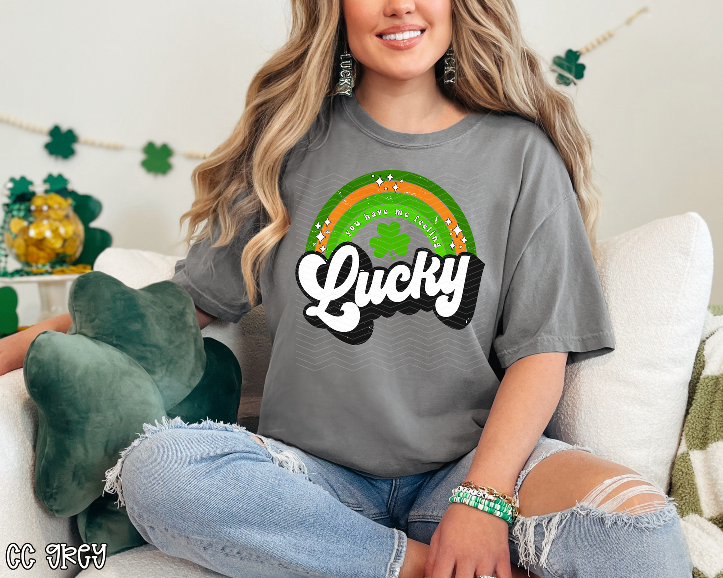 You Have Me Feeling Lucky DTF TRANSFER