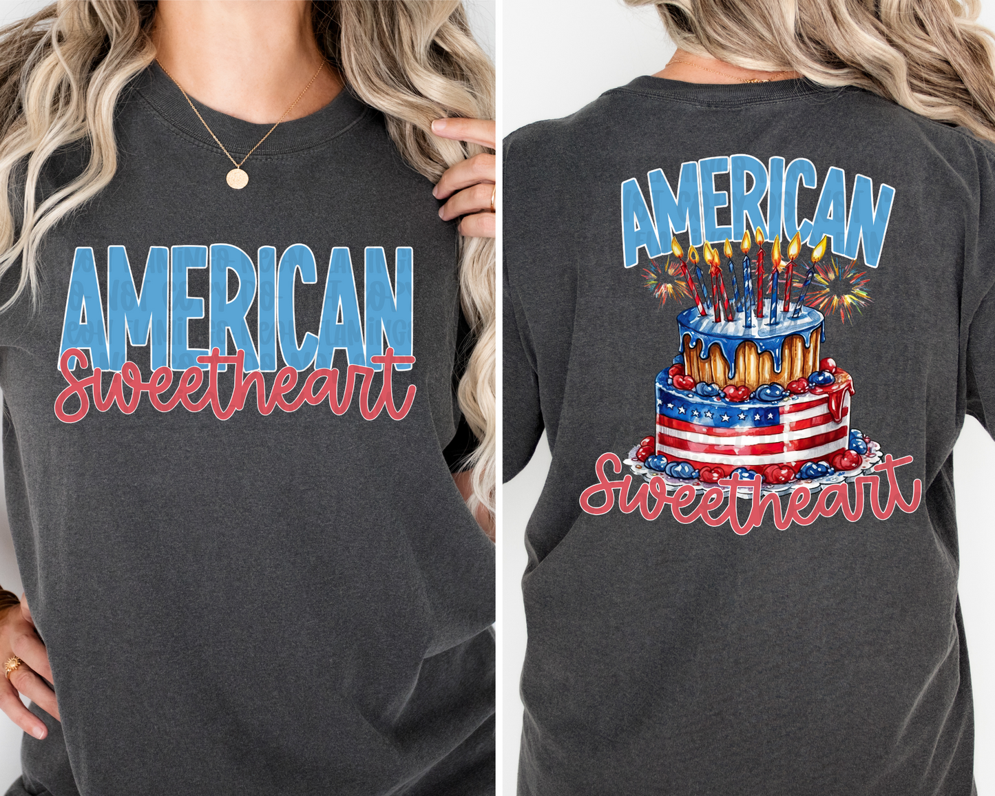 American Sweetheart Cake DTF TRANSFER