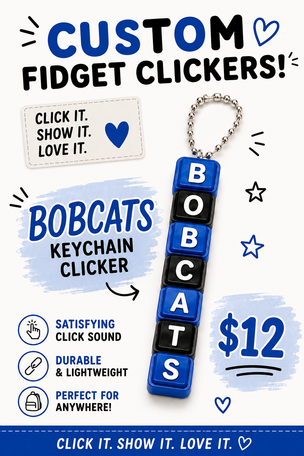 OASIS ELEMENTARY - Bobcats Fidget Clicker