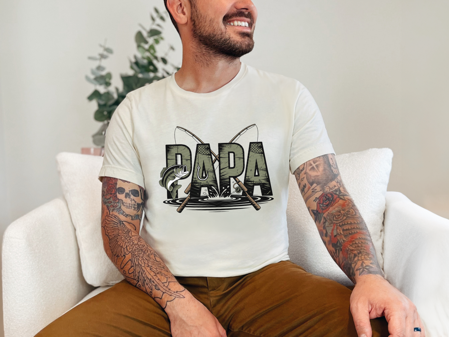 Papa Fishing DTF TRANSFER