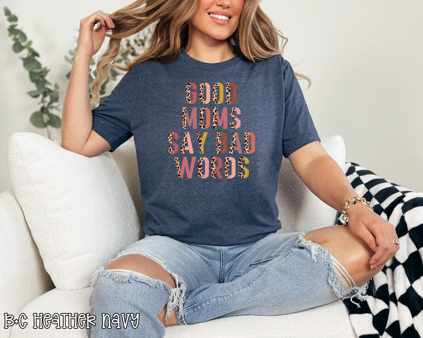 good moms bad words half leopard pastel DTF TRANSFER