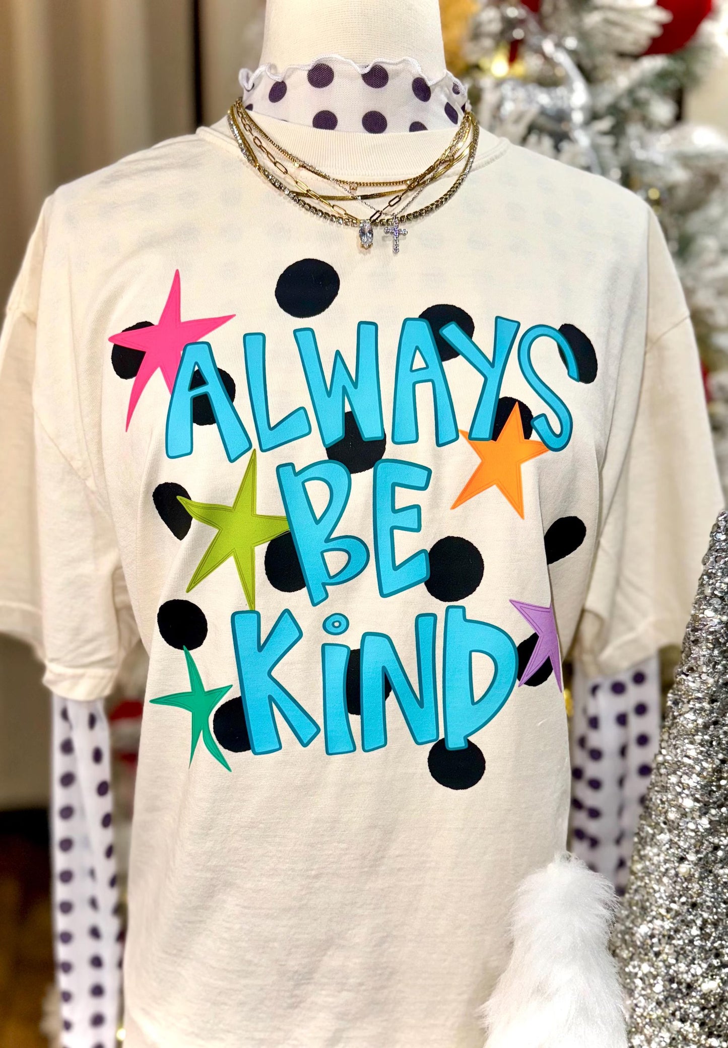 Always Be Kind Polka Dots DTF TRANSFER