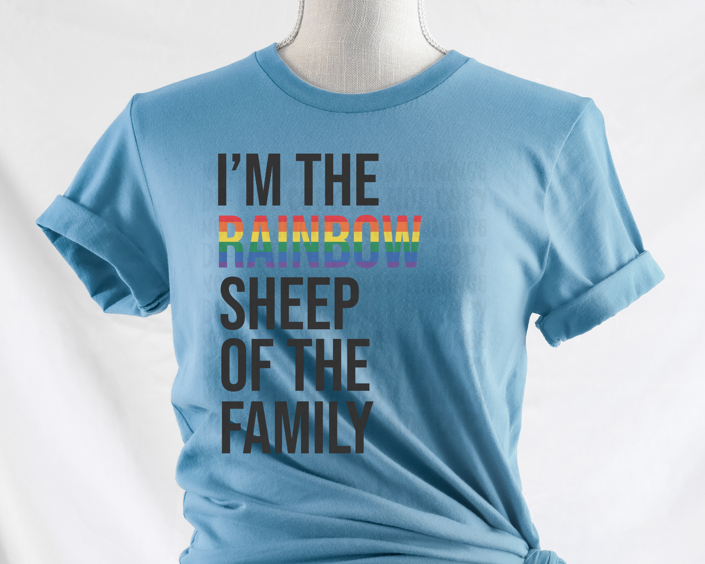 Im The Rainbow Sheep of the Family