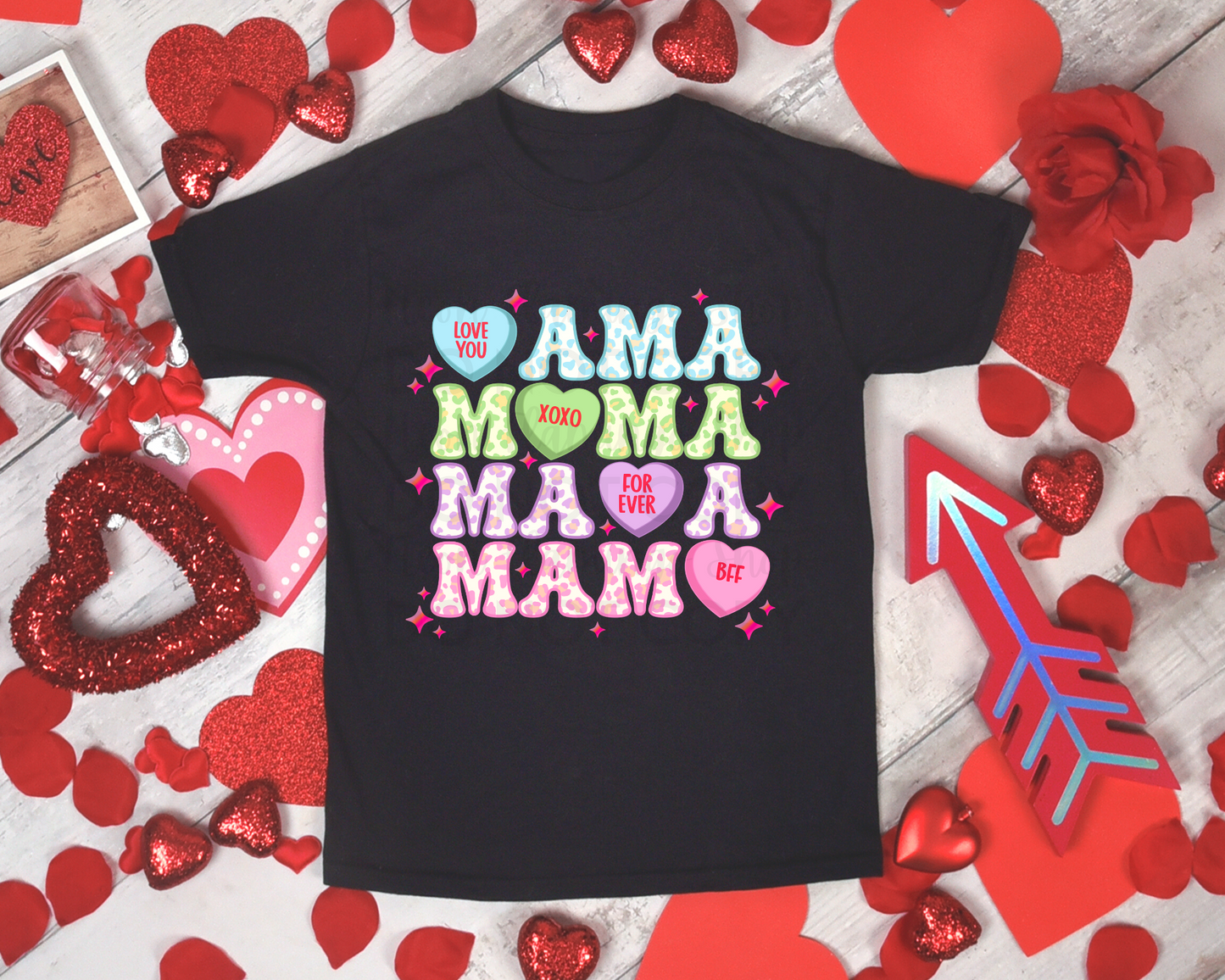 Mama Leopard Candy Heart