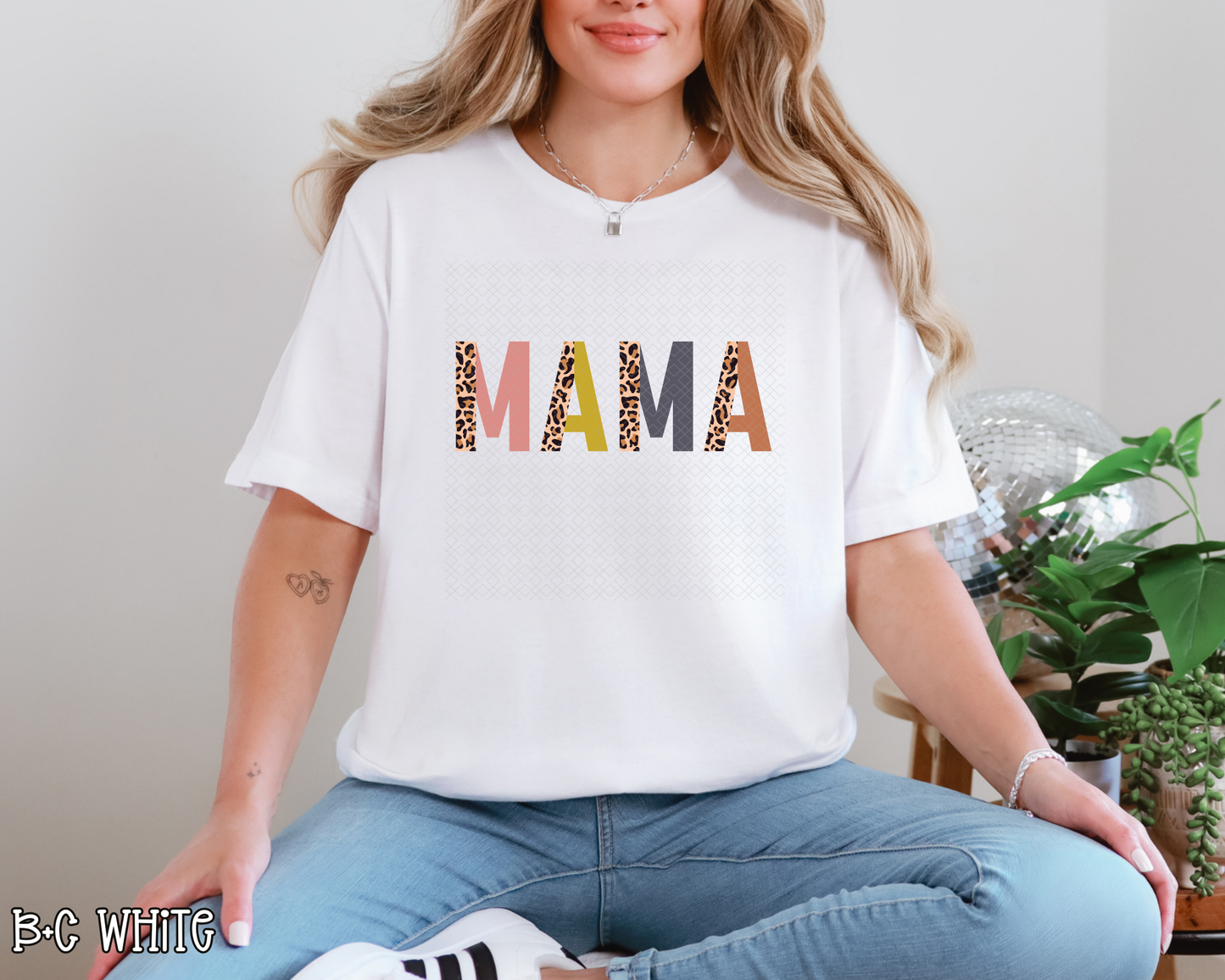 mama half leopard colorful DTF TRANSFER
