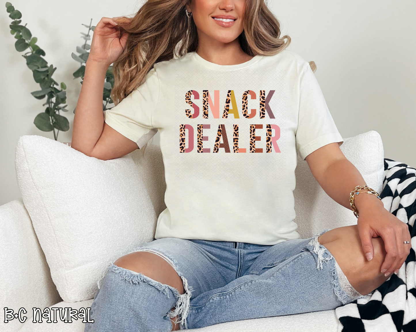 snack dealer half leopard pastel DTF TRANSFER