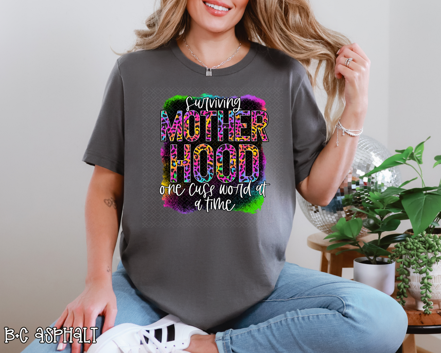 surviving motherhood one cuss word at a time DTF TRANSFER