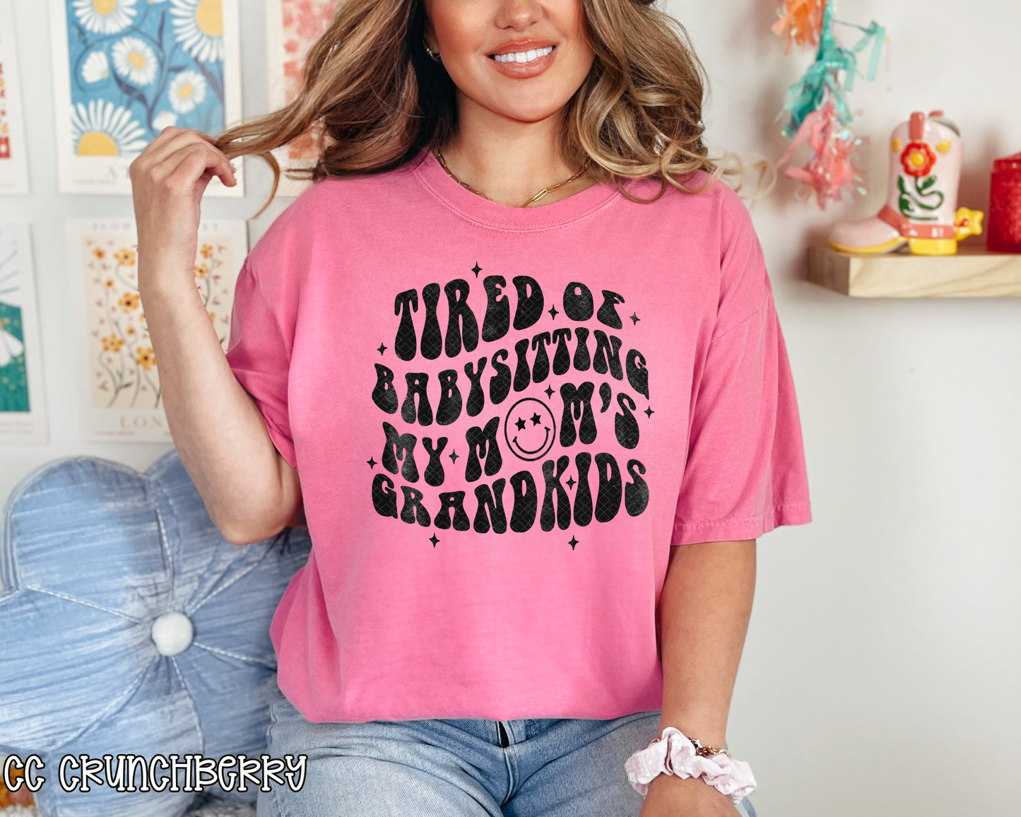 tired of babysitting my moms grandkids DTF TRANSFER
