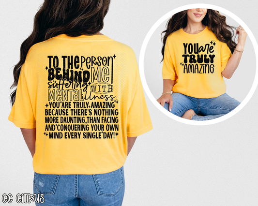 You Are Truly Amazing