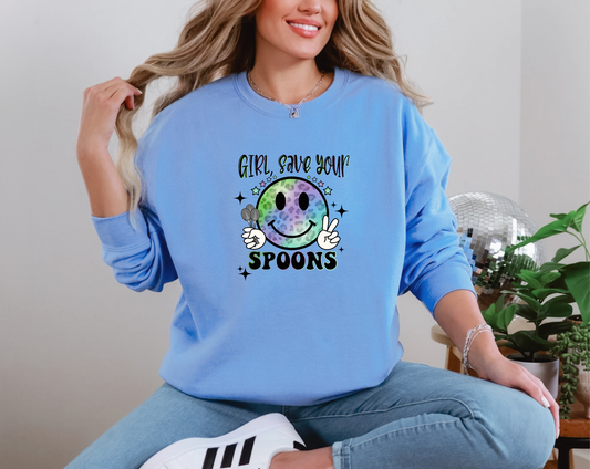 Girl Save Your Spoons DTF TRANSFER