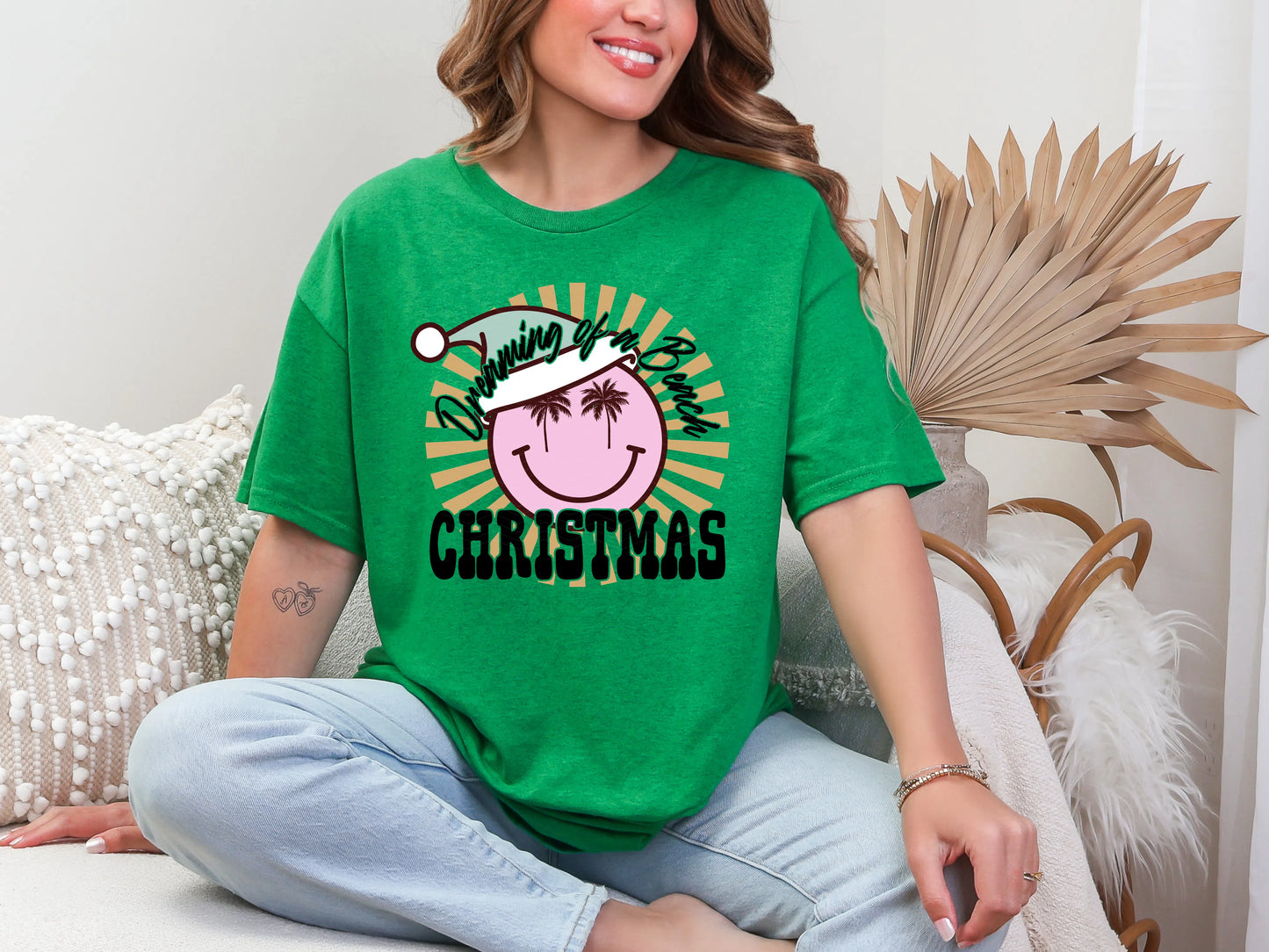 Dreaming of a Beach Christmas DTF TRANSFER