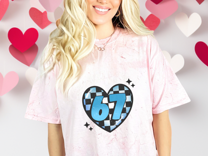 Valentine 67 Heart DTF TRANSFER