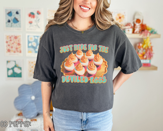 Just Here for the Deviled Eggs DTF TRANSFER