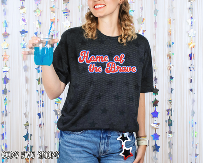 Home of The Brave RWB DTF TRANSFER