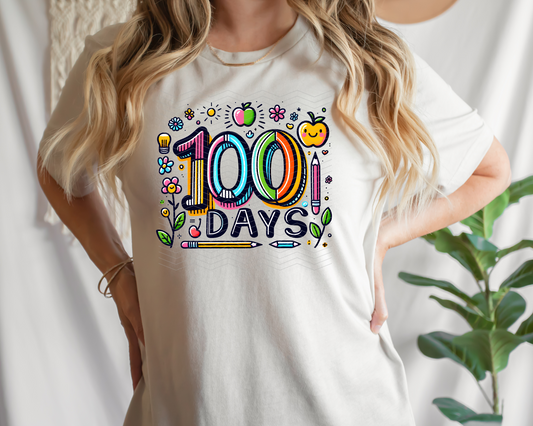 100 Days colorful