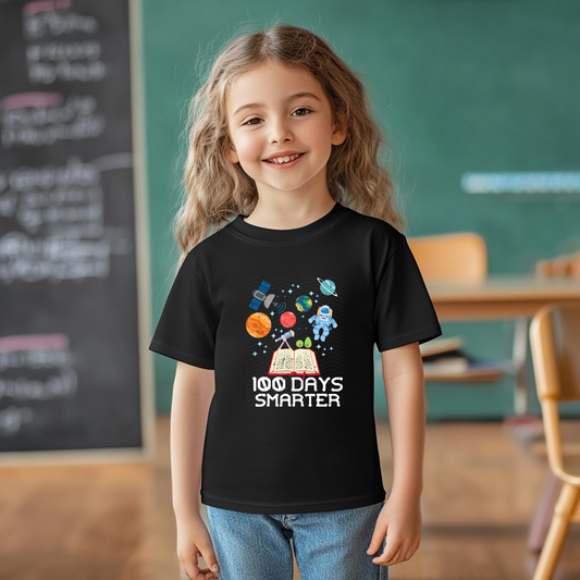 100 Days Smarter Outer Space DTF TRANSFER