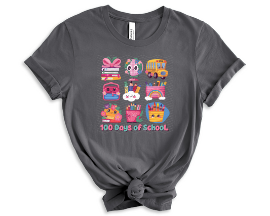 100 Days of School Smiley Collage