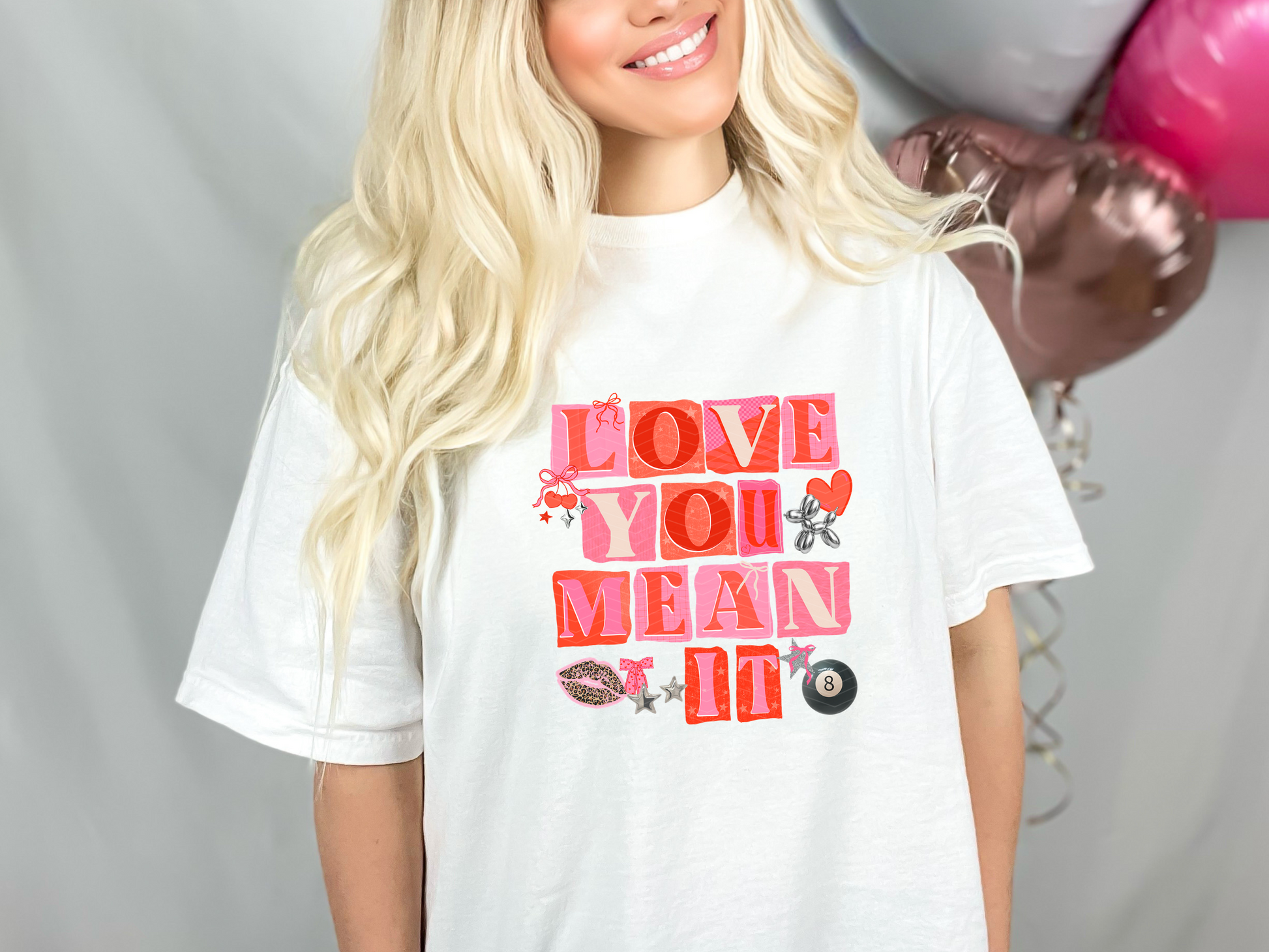 Love You Mean It Valentine Magazine DTF TRANSFER