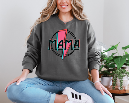 Mama Thunder Lightning Bolt Funky 3D DTF TRANSFER