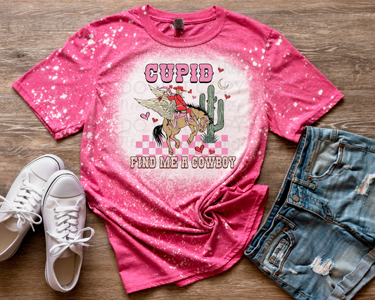 Cupid Find Me a Cowboy DTF TRANSFER