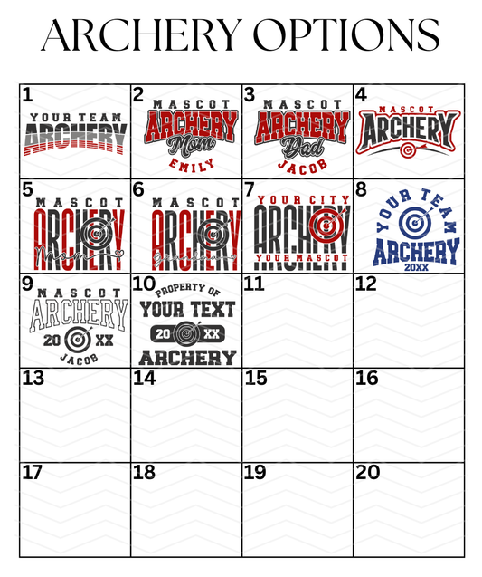 Custom Archery Designs - Digital ONLY