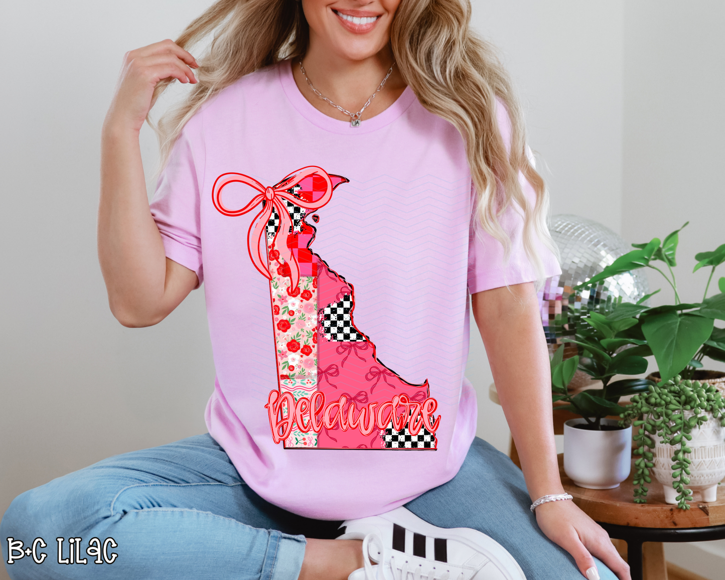 Pink Texas Checkered