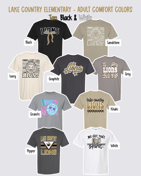 LAKE COUNTRY - ADULT Comfort Colors Tee