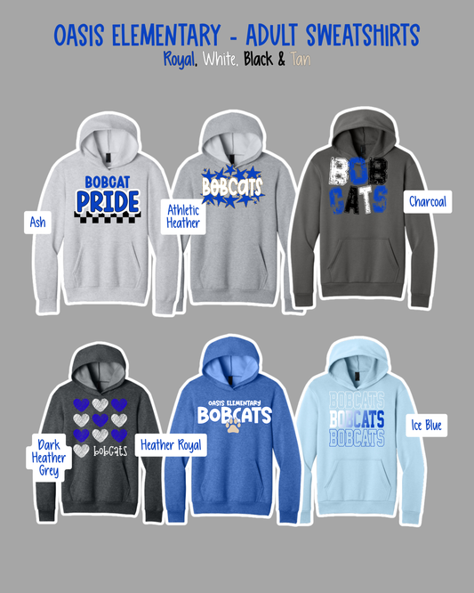 OASIS ELEMENTARY - ADULT Hoodies