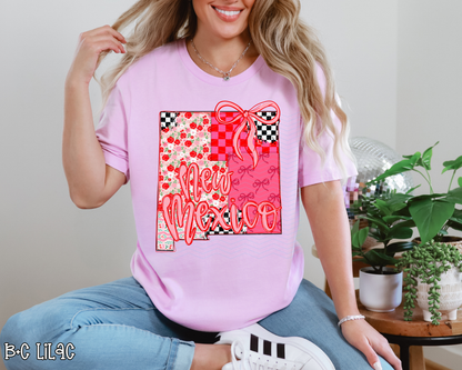 Pink Texas Checkered DTF TRANSFER
