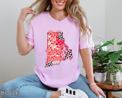 Pink Texas Checkered DTF TRANSFER