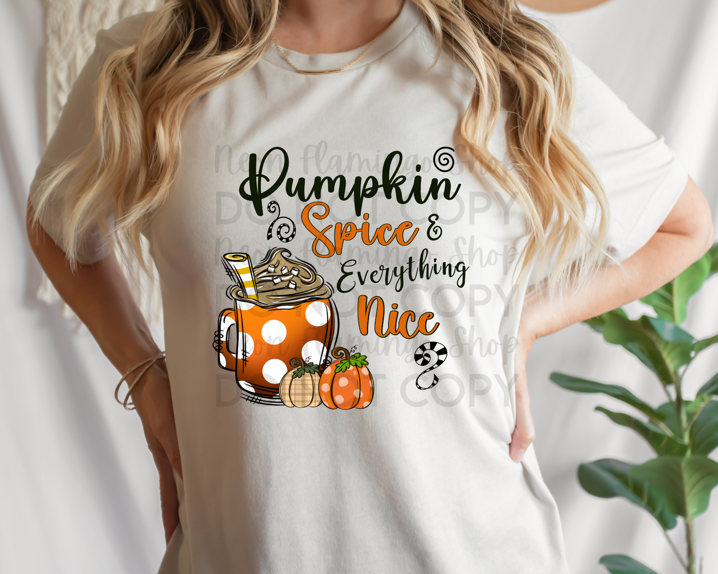 Pumpkin Spice & Everything Nice DTF TRANSFER