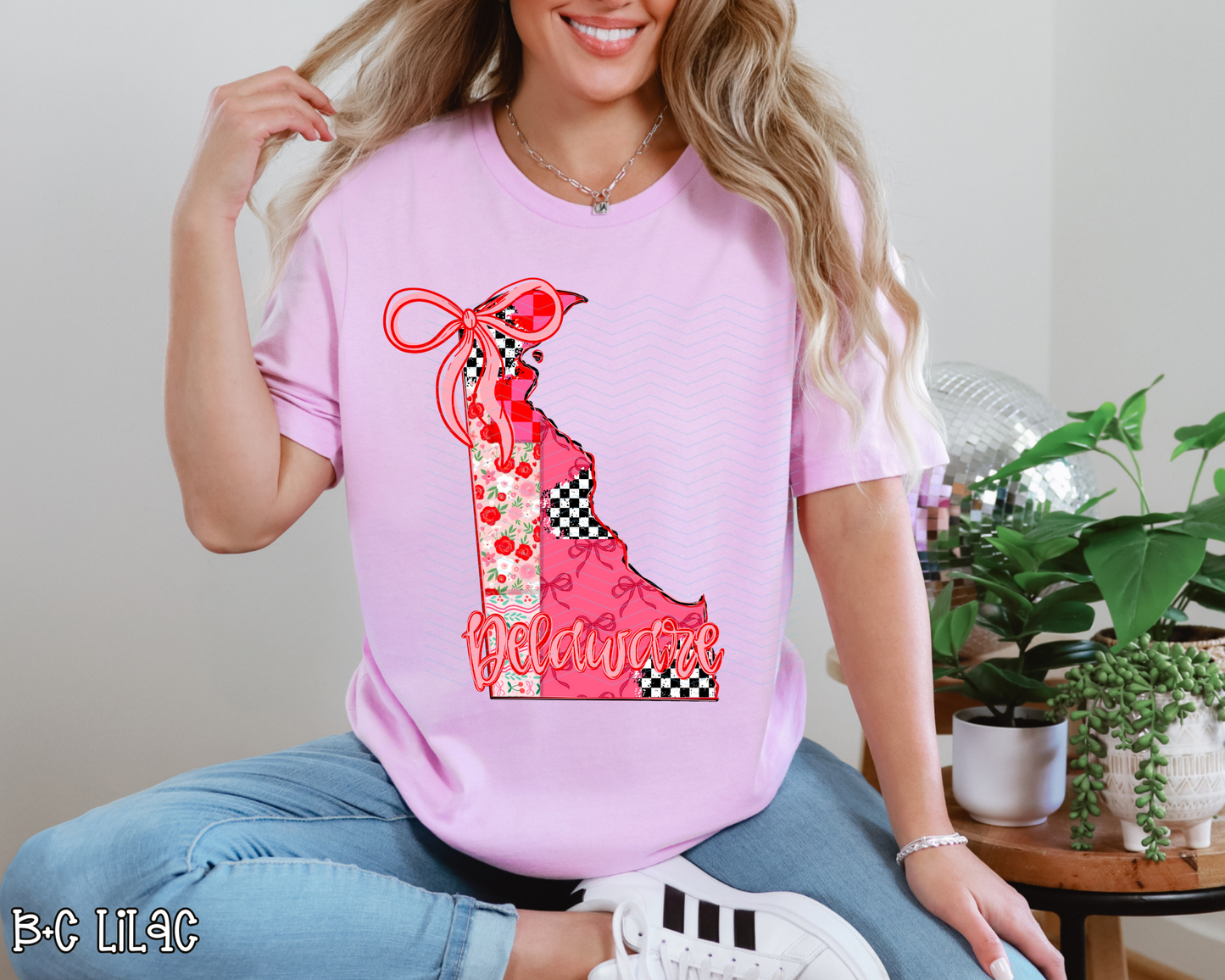 Pink Texas Checkered