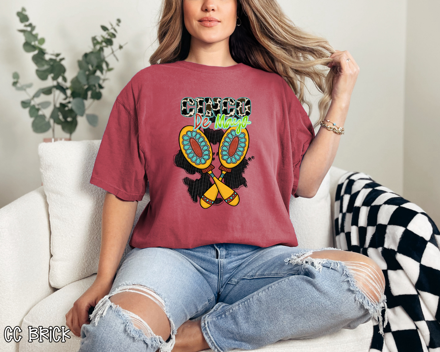 Cinco De Mayo Maracas DTF TRANSFER