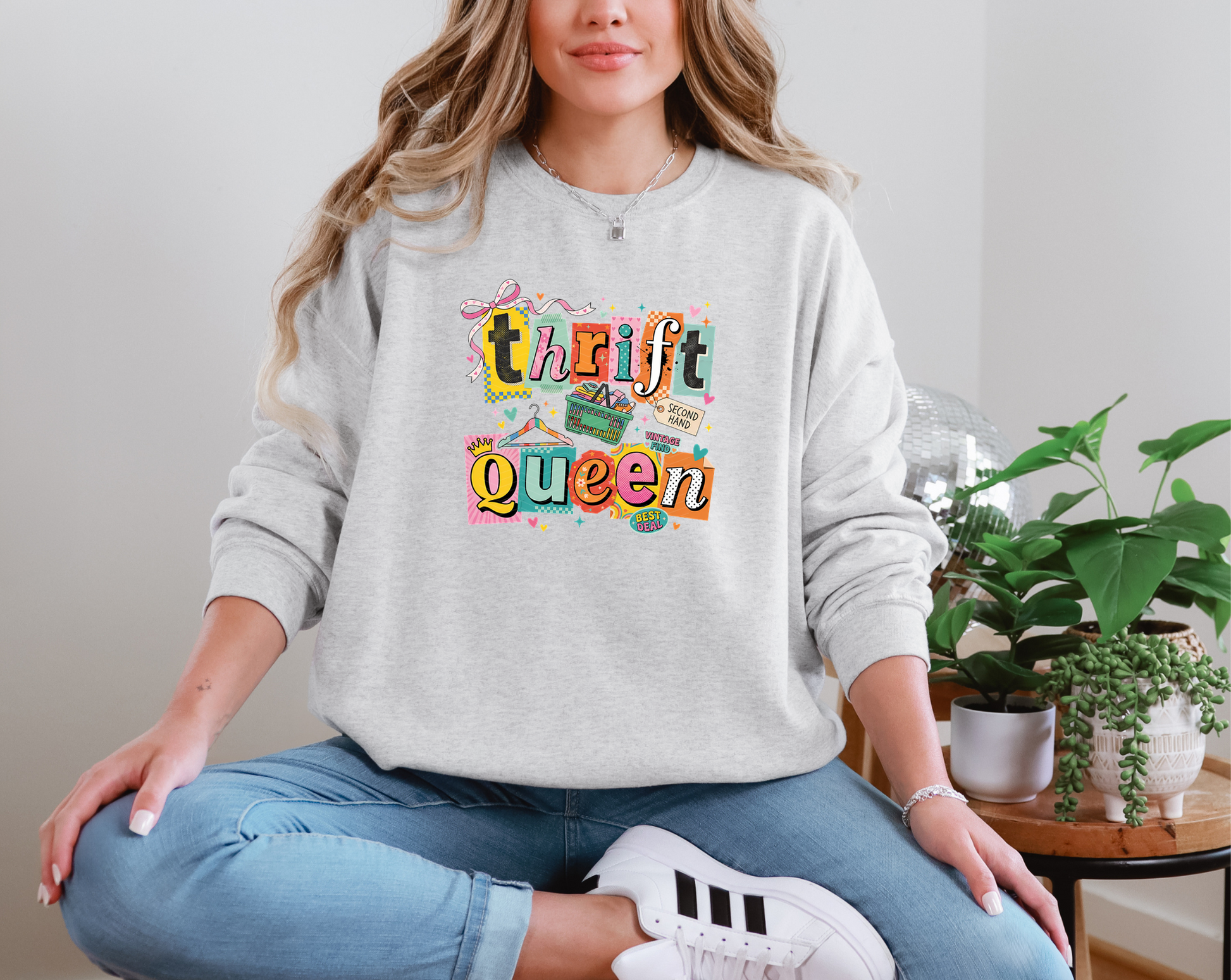 Thrift Queen Ransom Letters DTF TRANSFER