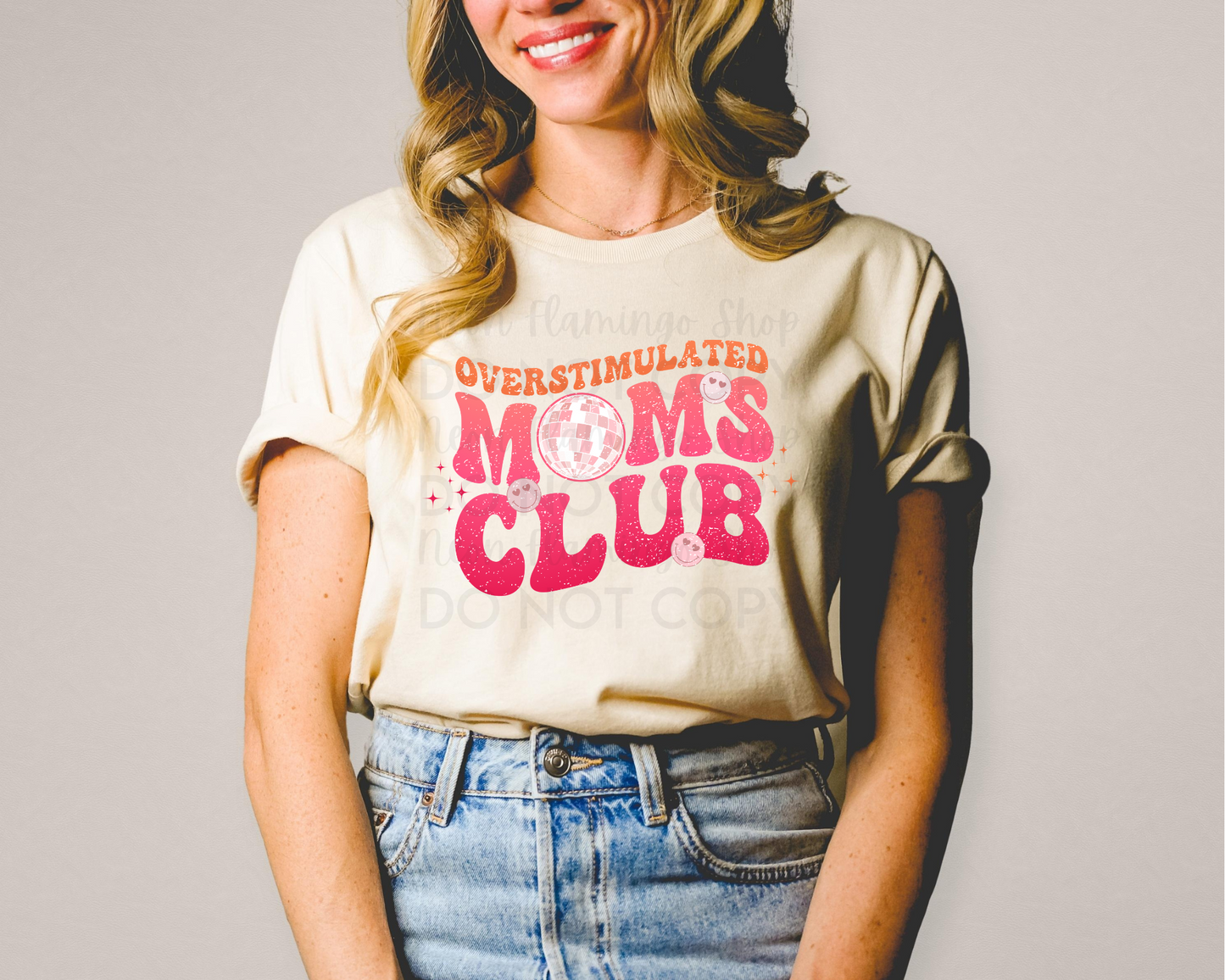 Overstimulated Moms Club DTF TRANSFER