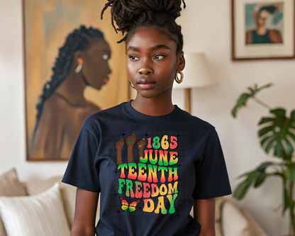 1865 Juneteenth Freedom Day Retro colorful