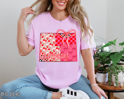 Pink Texas Checkered DTF TRANSFER