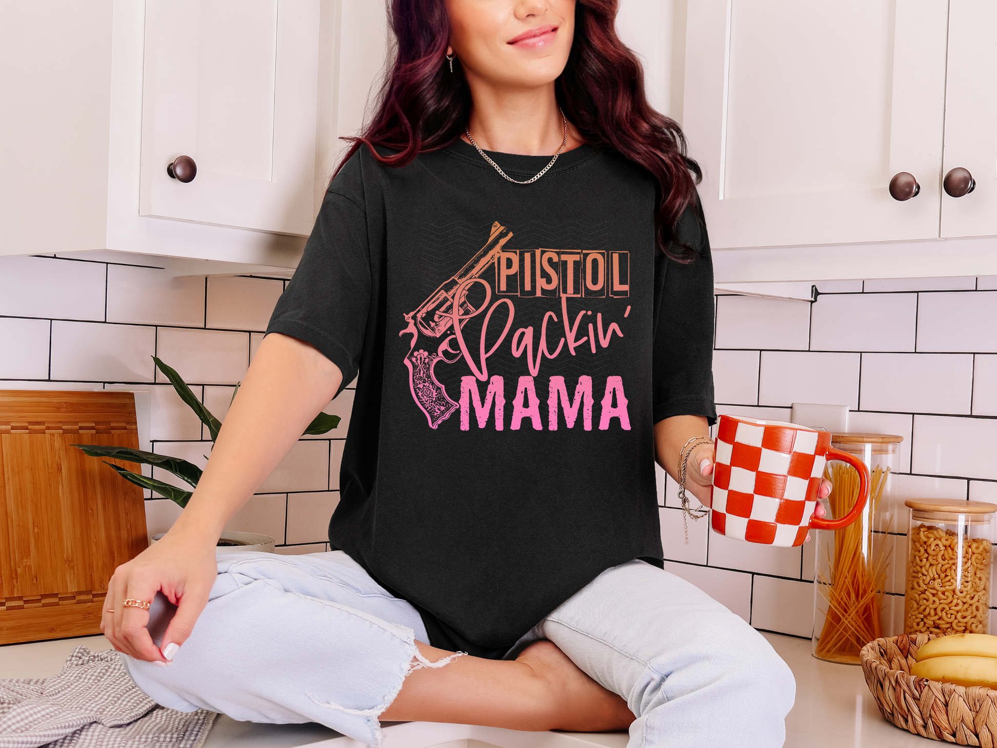 Pistol Packin Mama DTF TRANSFER