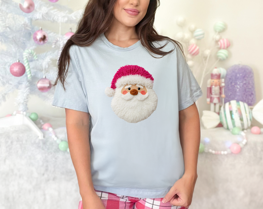 SANTA PINK HAT DTF TRANSFER