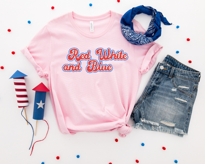 Red White And Blue RWB DTF TRANSFER