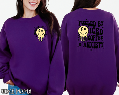 Fueled By Iced & Anxiety Back DTF TRANSFER