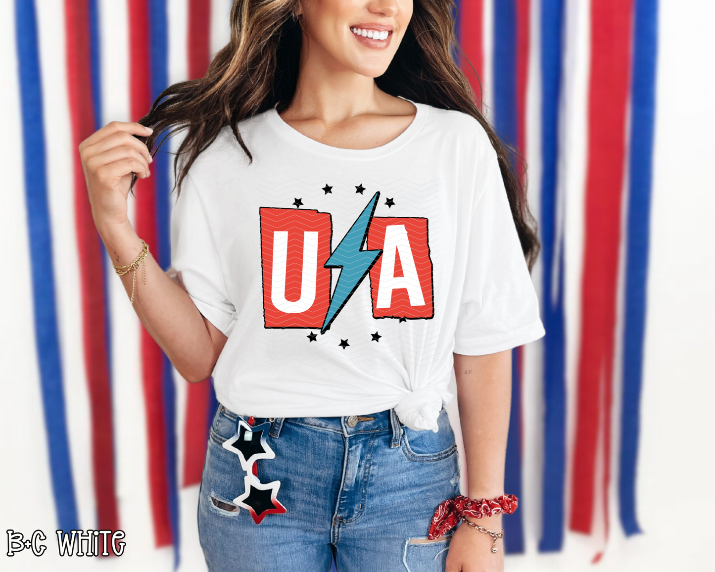 USA Lightning DTF TRANSFER