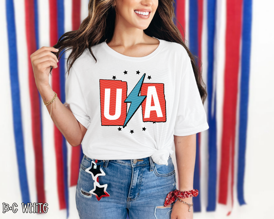 USA Lightning DTF TRANSFER