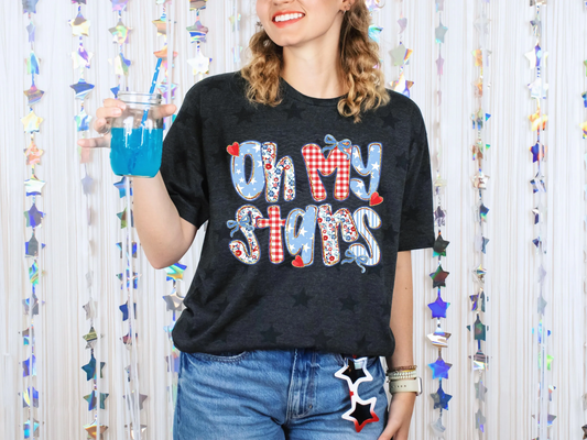 Oh My Stars Floral DTF TRANSFER