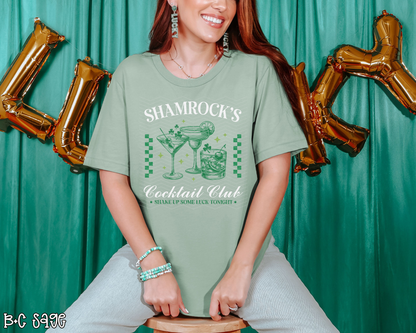 Shamrock's Social Club White DTF TRANSFER