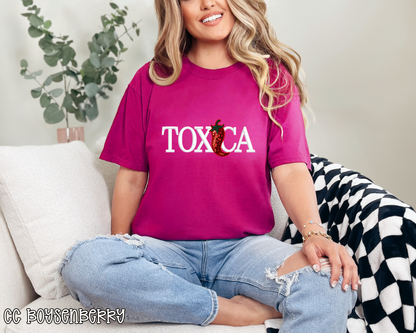 Toxica White DTF TRANSFER